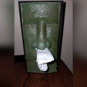 Easter island head tissue box